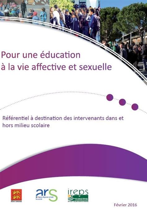 Pour Une éducation à La Vie Affective Et Sexuelle Référentiel à