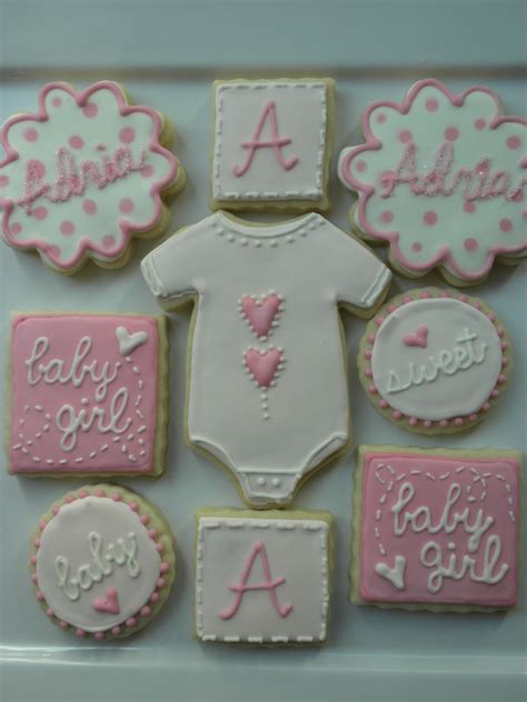 Delicious Custom Cookies Baby Shower Cookies Baby Girl Cookies Baby