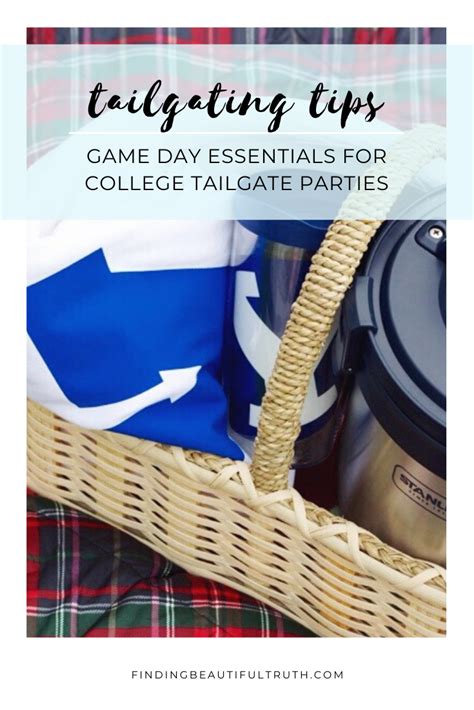 Tailgating Essentials for College Game Day - Finding Beautiful Truth