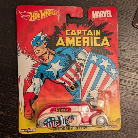 Hot Wheels Other Hot Wheels Marvel Car 938 Dodge Airflow Cpt America Poshmark