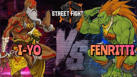 Sf Fenritti Blanka Vs I Yo Dhalsim High Level Street Fighter