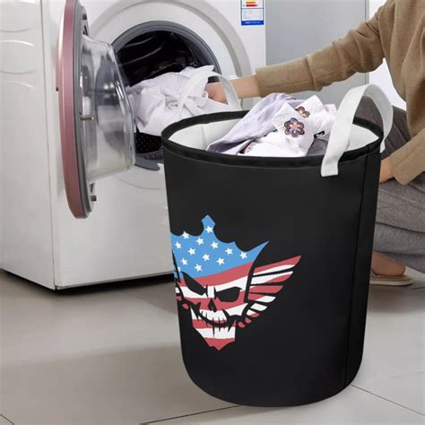 WWE Cody Rhodes Clothes Hamper Laundry Basket - Cody Rhodes Nightmare Family Logo | Shirt Chic