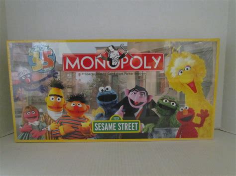 Sesame Street 35th Anniversary Edition Monopoly - town-green.com