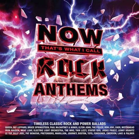 Now Thats What I Call Rock Anthems Uk 2024 Now Thats What I Call