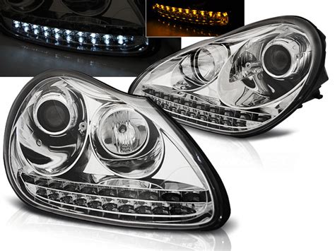 Xenon Scheinwerfer Led Tagfahrlicht Optik F R Porsche Cayenne Bj