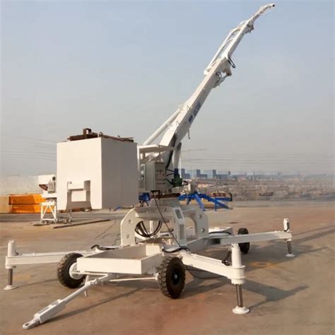 M Mobile Spider Plaing Boom With Wheel Hydraulic Concrete Placer