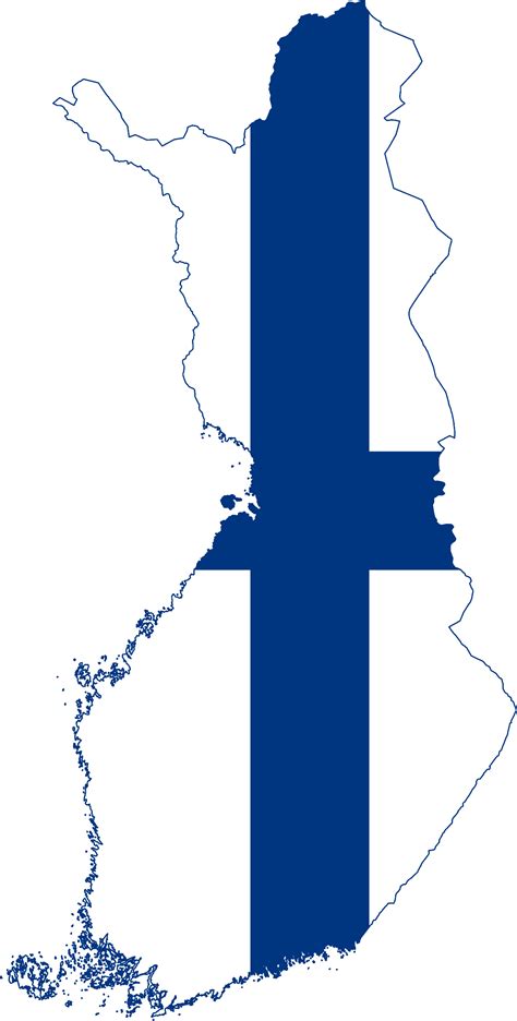 Flag map of Finland | Symbol Hunt