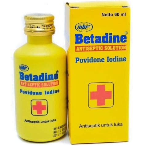 Jual Promo Betadine Solution 60 Ml Betadin Cair Luka Antiseptik Di