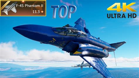 War Thunder F4s Phantom 4k Gameplay Ultra Graphics 144hz Air Realistic