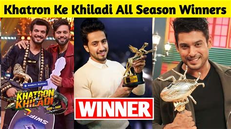 Khatron Ke Khiladi All Season Winners Season 1 To 12 Khatron Ke Khiladi Season 12 Winner