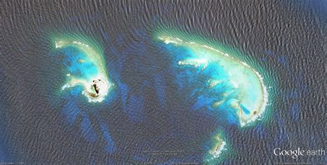 Stop frames of the Planet: Island in Gulf of Mexico...