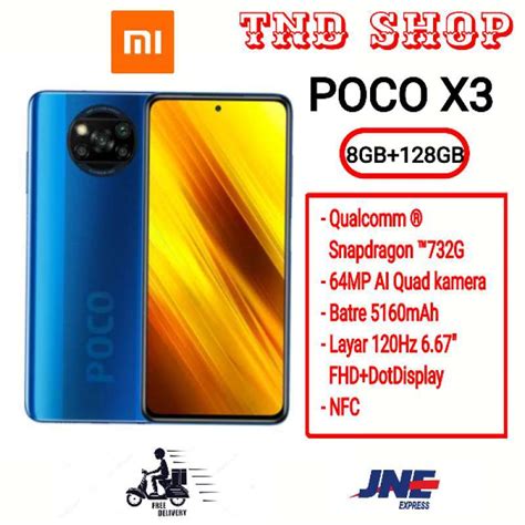 Promo POCO X3 NFC 8/128GB GARANSI RESMI Diskon 20% di Seller TND SHOP ...
