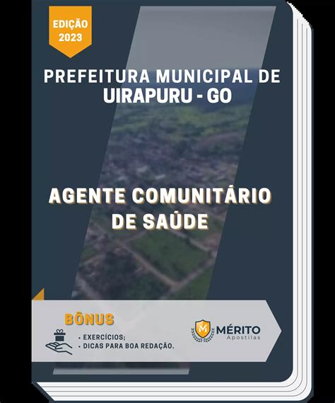 Apostila Agente Comunitário de Saúde Prefeitura Municipal de Uirapuru