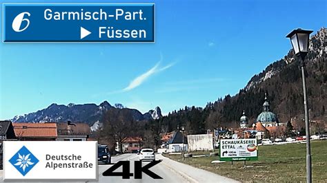 Deutsche Alpenstraße Timelapse 6 8 Garmisch Partenkirchen Füssen