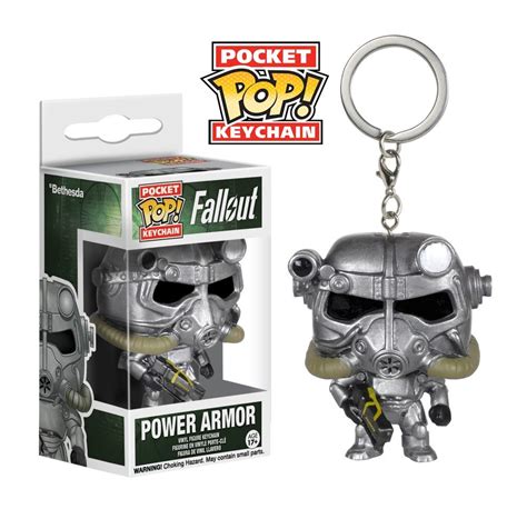 Power Armor Funko POP! Fallout Keychain Vinyl Action Figure Toys