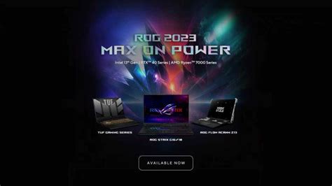 Asus Unveils Impressive Lineup of 13 Gaming Laptops in India ...