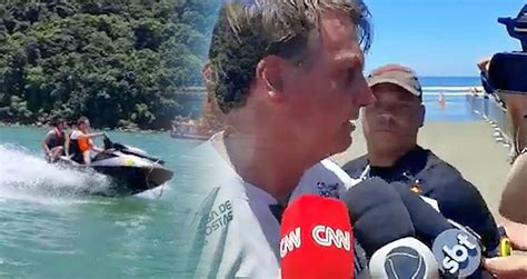 Ao Vivo Bolsonaro Anda De Jet Ski Fala A Imprensa E Faz A Maior