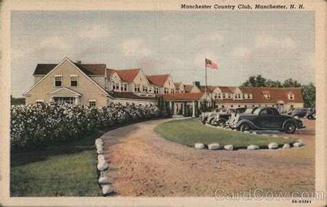 Manchester Country Club New Hampshire Postcard