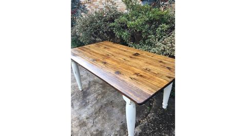 RUSTIC ALL WOOD FARMHOUSE FARM TABLE | Just Fine Tables