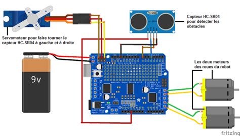 Construction Dun Robot Commandé Par Arduino Qui Détecte Et évite Les