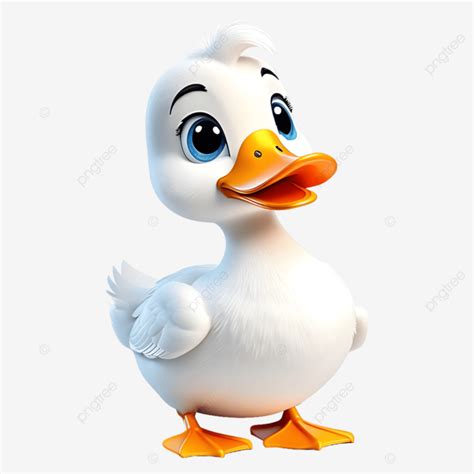 Imagen De Pato De Dibujos Animados En 3d PNG Dibujos Pato De Personaje