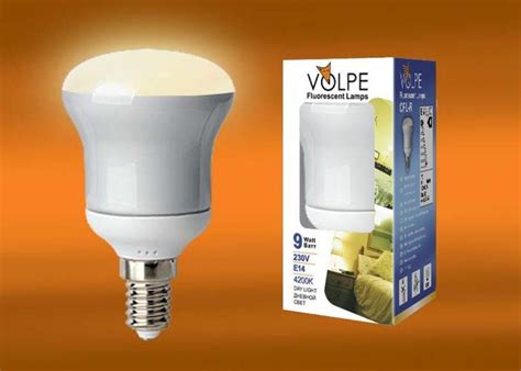 Лампа энергосберегающая Volpe E14 9W 4200K матовая CFL-R 50 220-240V 9W ...