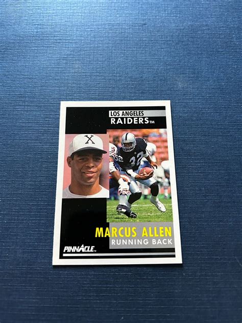 1991 Pinnacle Football Marcus Allen 232 HOF Set Break NM MT EBay