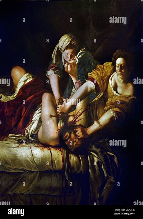 Judith Decapitando Holofernes Artemisia Gentileschi Roma 1593