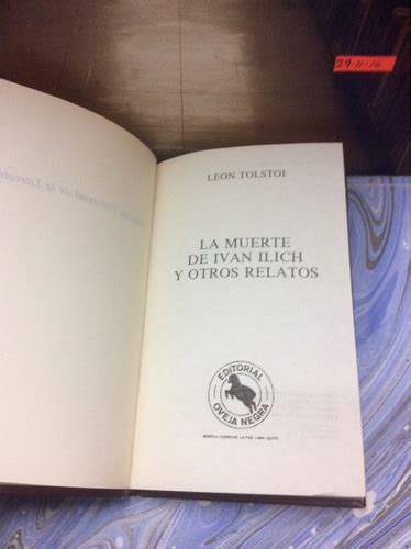 La Muerte De Iván Ilich Y Otros Relatos León Tolstoi Mercado Libre