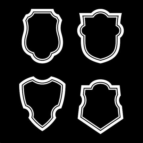 Premium Vector Set Of Shield Badge Vector