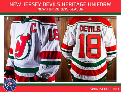 NEW JERSEY DEVILS RETRO THROWBACK HERITAGE UNIFORM 2018-2019 ...