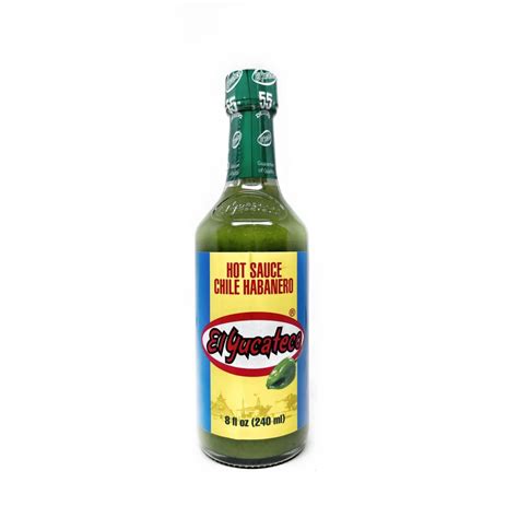 El Yucateco Green Habanero Hot Sauce 8oz - Chilly Chiles