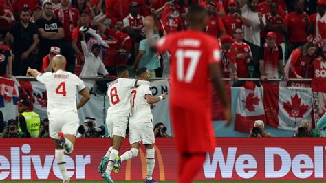 Lénorme boulette du gardien canadien face au Maroc RTBF Actus