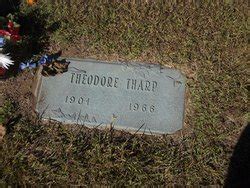 Theodore Tharp 1901 1966 Mémorial Find a Grave