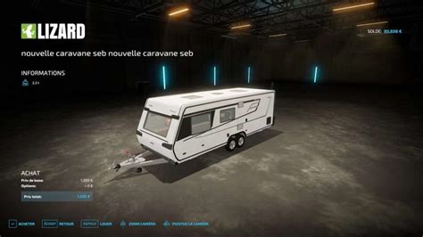 Caravane Eriba V Fs Mod Farming Simulator Mod