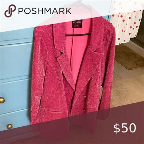 Premme Pink Glitter Blazer Glitter Blazer Blazer Pink Glitter