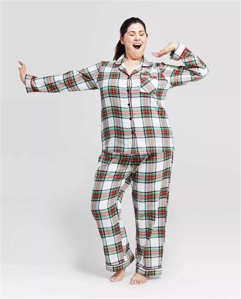 Wondershop Tartan Plaid Flannel Pajama Set