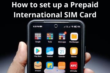 how to set up sim card