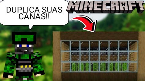 Como fazer uma Farm de Cana de açúcar no MINECRAFT Vários Packs em