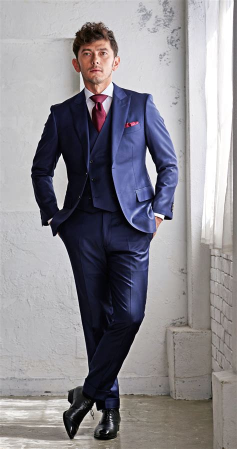 Navy Suit ネイビー無地スーツ Mens Outfits Mens Fashion Fashion Books