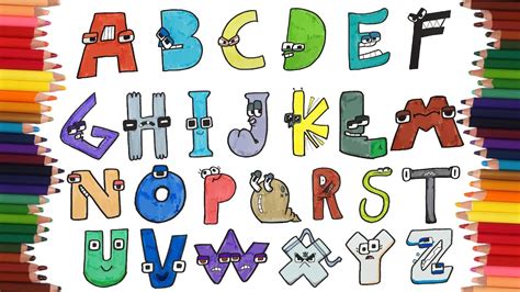 How To Draw The Alphabet Lore Youtube