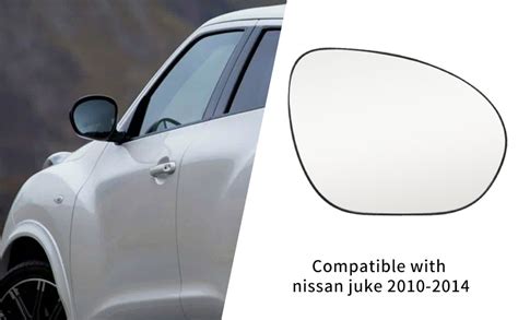 Spiegelglas Ersatz für Nissan Juke 2010 2014 Außenspiegel Glas