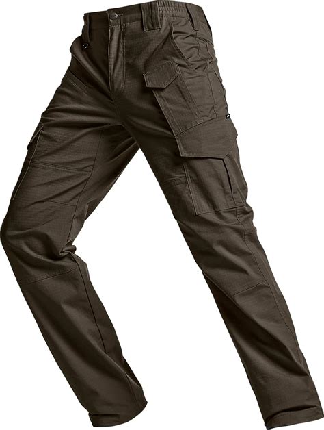 Amazon Cqr Men S Flex Ripstop Tactical Pants Water Resistant