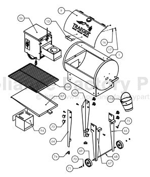 Traeger BBQ155 01 Parts Grills