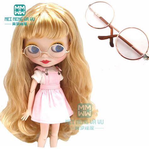 16 Blyth Azone Doll Clothes Accessories Fashion Doll Golden Doctor Glasses Dolls Accessories