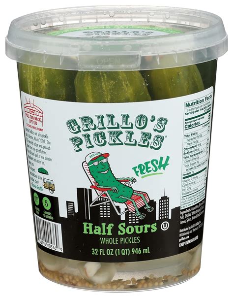 Amazon Grillos Pickles Half Sour Pickles Fz Grocery