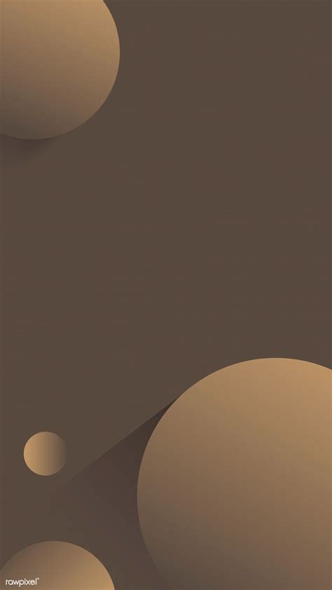 Round brown abstract background vector | free image by rawpixel.com ...