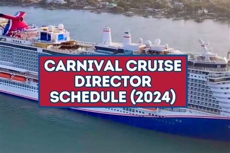 Carnival Cruise 2024 Schedule Pdf - Maria Scarlet