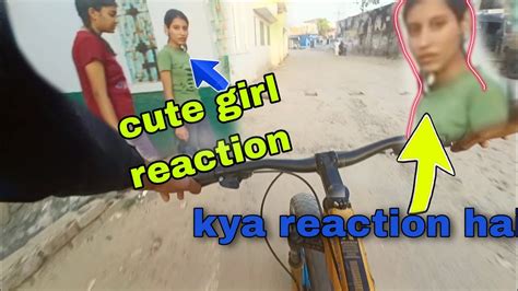 Cute Girls Reaction Me And Fate Bike Omg Kya Reaction Hai 😲