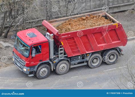 Dumper Truck Working Editorial Stock Photo Image Of Clay 178307308